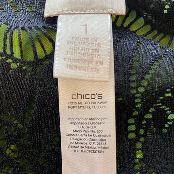 Chico’s size 1 women’s blouse - Picture 3 of 4